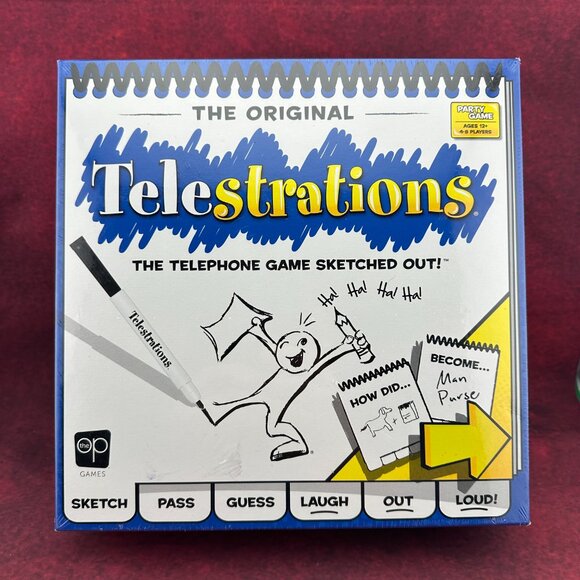 THE OPOLY Other - TELESTRATIONS FAMILY BOARD GAME TELEPHONE DRAW SKETCH NEW SEALED USA OPOLY